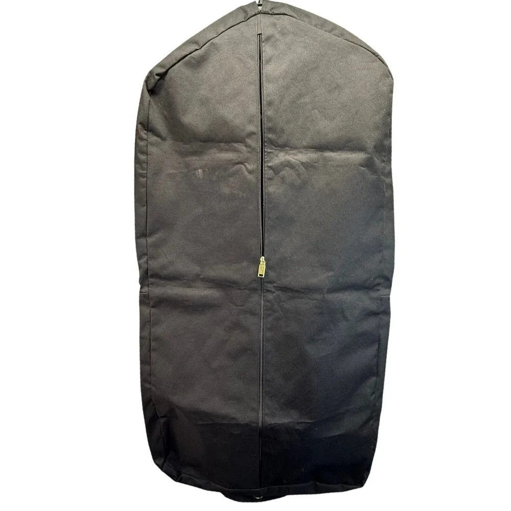 London Fog - Canvas Lightweight Garment Bag / Hanging‎ Clothes black